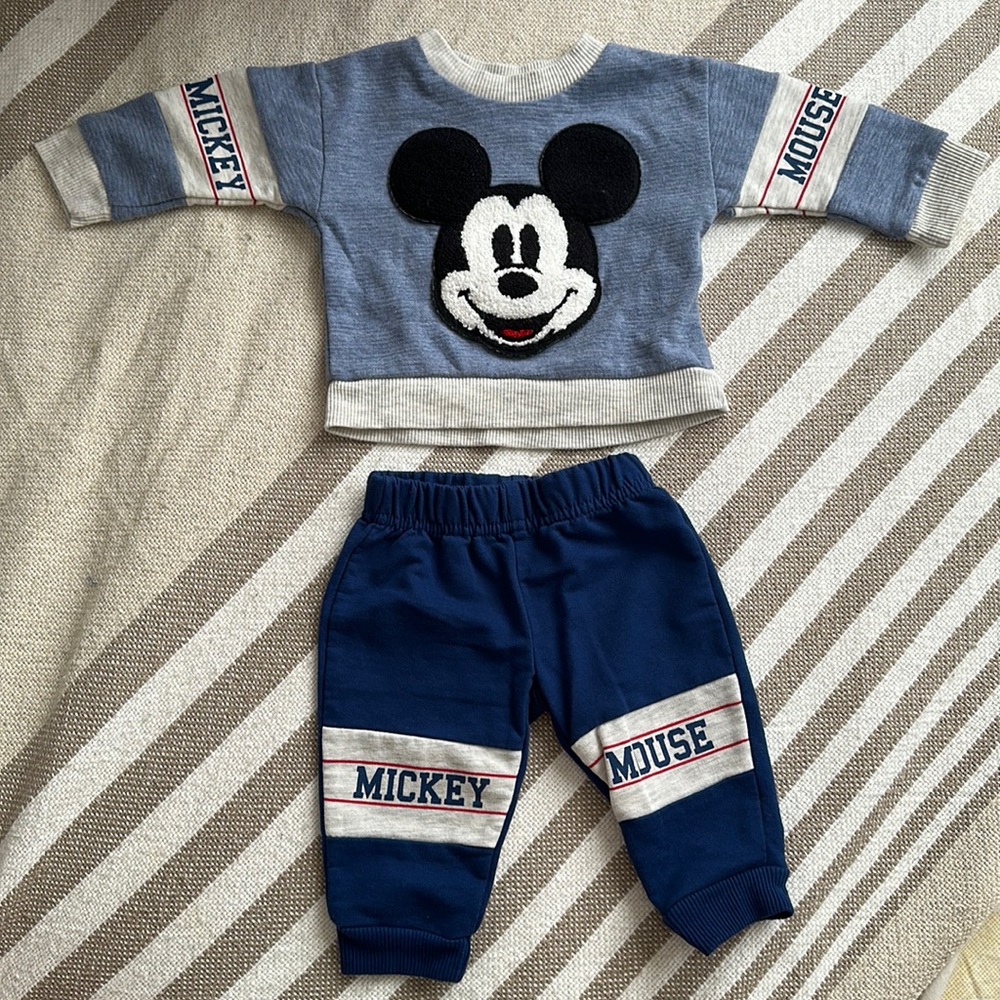 Disney baby Mickey Mouse sweatshirt set